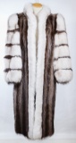 Multi-Color Fox Fur Coat