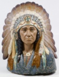Lladro #2127 'Indian Chief' Figurine