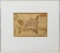 J C Kumet (19th Century) 'Nuremberg' Watercolor and Pen on Paper