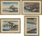 (After) Utagawa Hiroshige (Japanese, 1979-1858) 'Ohashi Bridge' Woodblock Print