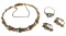 14k and 10k Black Hills Gold Jewelry Set