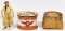 Minnesota Native American Doll and Birch Bark Baskets