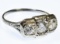 18k White Gold and Diamond Art Deco Ring