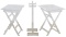 MCM Style Lucite Snack Tables and Stand