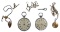 Geneve Pocket Watch and Gold Filled Watch Chain Assortment