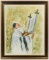 James Axelrod (American, 20th Century) 'Torah Blessing' Acrylic on Board