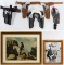 Toy Cap Gun and Print Assortment