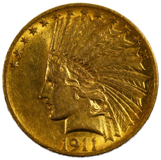 1911 $10 Gold AU