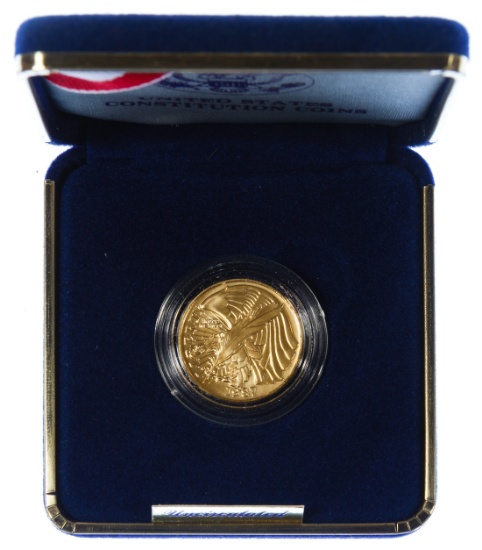 1987-W $5 Gold Constitution