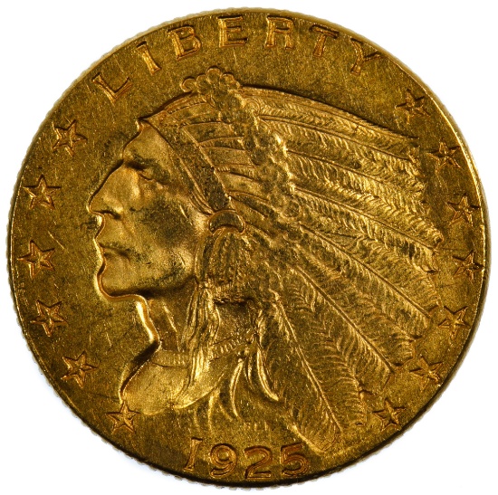 1925-D $2 1/2 Gold Unc.
