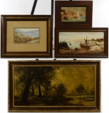 British 19th Century Oil Painting Assortment