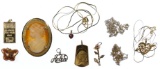 14k Gold and Costume Jewelry Assortment