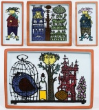Gustavsberg Faience Plaques by Stig Lindberg