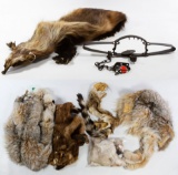 Wolverine, Lynx, Mink Pelt Assortment