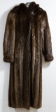 Racoon Fur Full Length Coat by Bruno & Joseph
