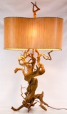 Driftwood Table Lamp with Shade