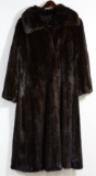 Mink Fur Full Length Coat