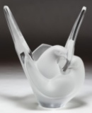 Lalique 'Silvie' Dove Vase