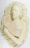 Mark Sijan (Serbian / American, b.1946) 'The Fan' Ceramic Sculpture