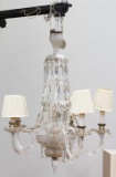 Crystal and Glass Chandelier