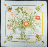 Hermes 'Regina' Printed Silk Scarf