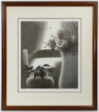 Robert Kipniss (American, b.1931) 'Window Pots' Lithograph