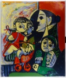 Dawn (20th Century) 'Mother and Child' Enamel on Metal Wall Sculpture