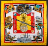 Hermes 'New Orleans Creole Jazz' Printed Silk Scarf