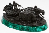 (After) Vassili Yacovlevitch Grachev (Russian, 1831-1905) 'Winter Troika' Bronze