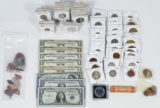 US and Canadian Coin and Currency Assortment