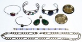 10k Gold, Sterling Silver and Stone Jewelry Assortment
