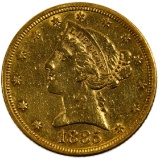 1885 $5 Gold AU Details
