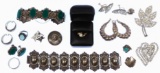10k Gold, Sterling Silver and Costume Jewelry Assortment