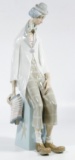 Lladro #1027 'Clown with Concertina' Figurine