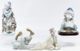 Lladro Clown Figurine Assortment
