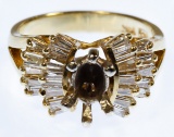14k Gold and Diamond Ring Setting