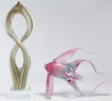 Murano Style Art Glass Sculptures