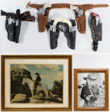 Toy Cap Gun and Print Assortment