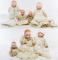 German Bisque Infant Doll Assortment