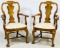 Queen Ann Walnut Arm Chairs