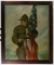 Millhouser (American, 20th Century) 'Doughboy' Enhanced Print on Canvas