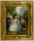 Eliza Barens Davies (American, 19th century) 'Marie Antoinette in Trianon' Oil on Canvas