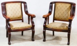 Victorian Mahogany Parlor Chairs