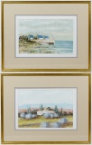 Gilbert Artaud (French, b.1934) Watercolor Paintings