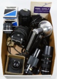 Camera Lens and Accessory Assortment