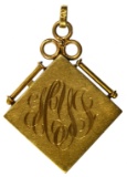 18k Gold Watch Fob Locket