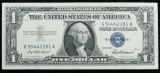 1957 $1 Silver Certificate Error Note