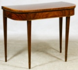 Sheraton Mahogany Gaming Table