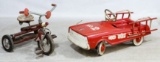 Murray Pedal Fire Truck and AMF Tricycle