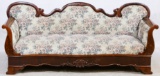 Victorian Walnut and Upholstery Sofa